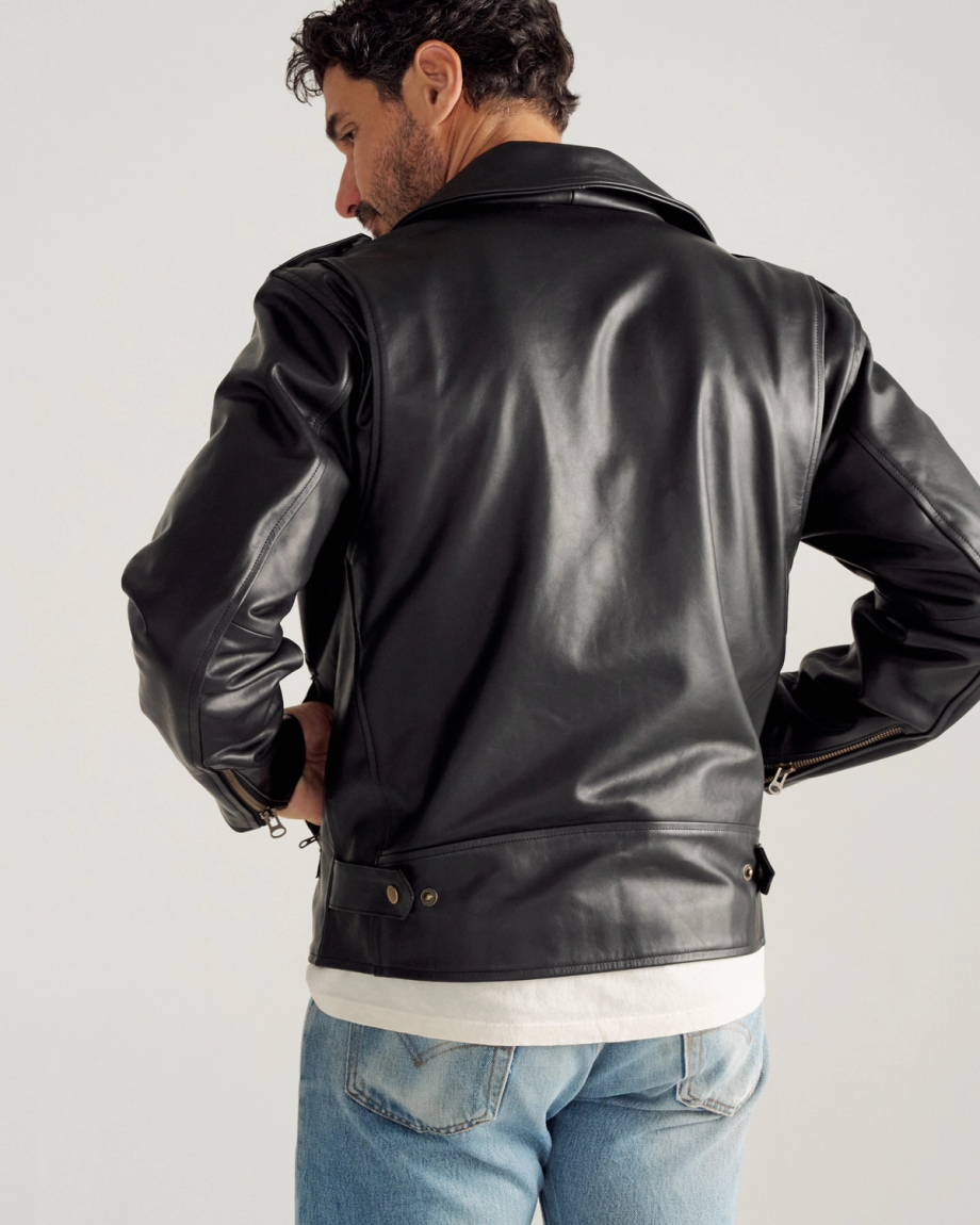 Alternative view of Men's Leather Biker Jacket