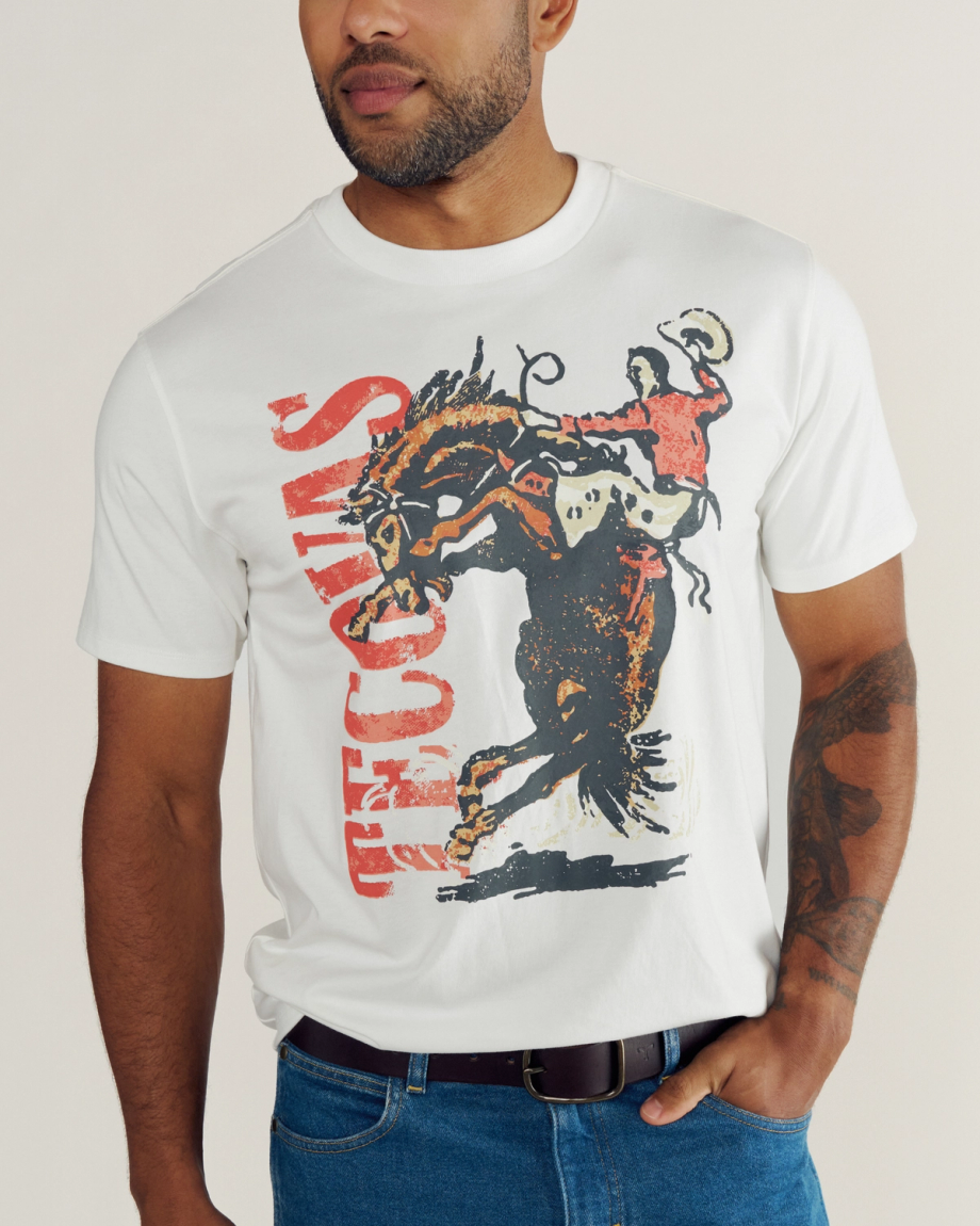 Alternative view of Men's Buckin Bronco T-Shirt