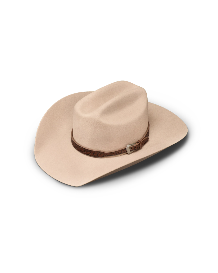 Alternative view of Embossed Buckle Hat Band