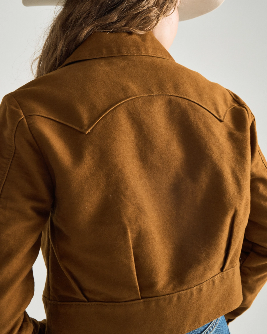 Alternative view of Women's Moleskin Pearl Snap Jacket