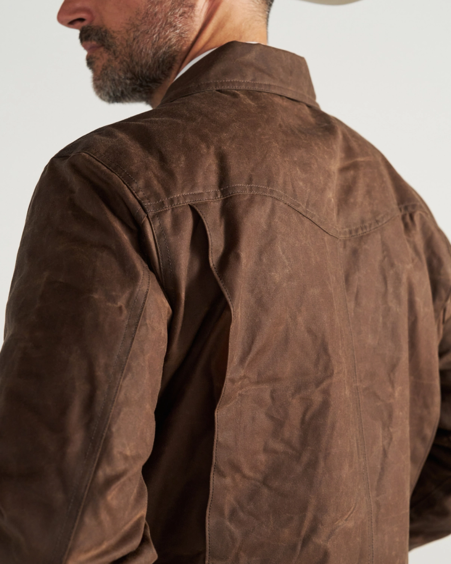 Alternative view of Men's Buckaroo Waxed Canvas Trucker Jacket